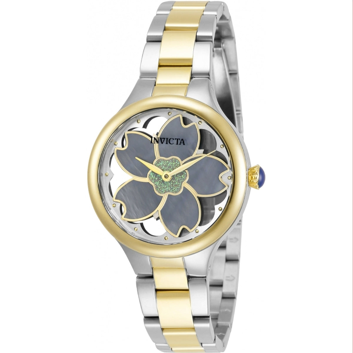 Invicta Women&#39;s 32086 Wildflower Gold-Tone and Silver Stainless Steel Watch