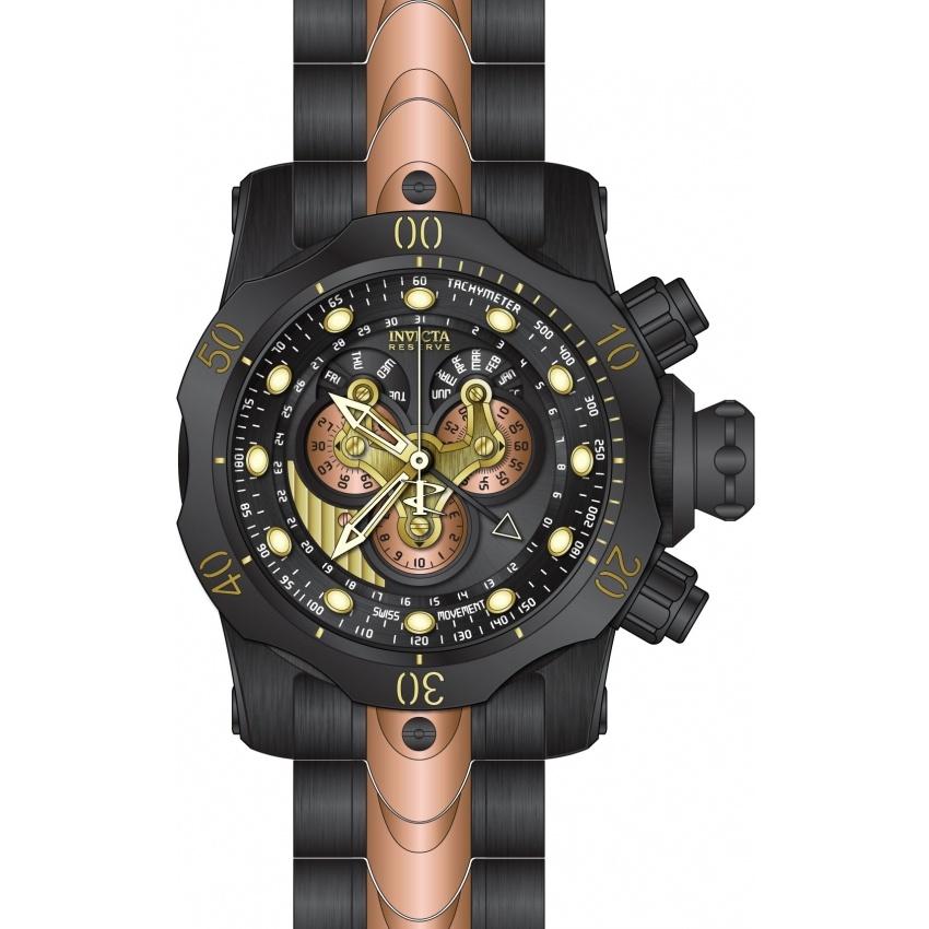 Invicta Men&#39;s 32100 Reserve Venom Black Silicone Watch