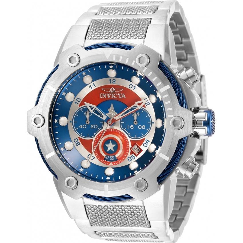 Invicta Men&#39;s 32174 Marvel Captain America Stainless Steel Watch