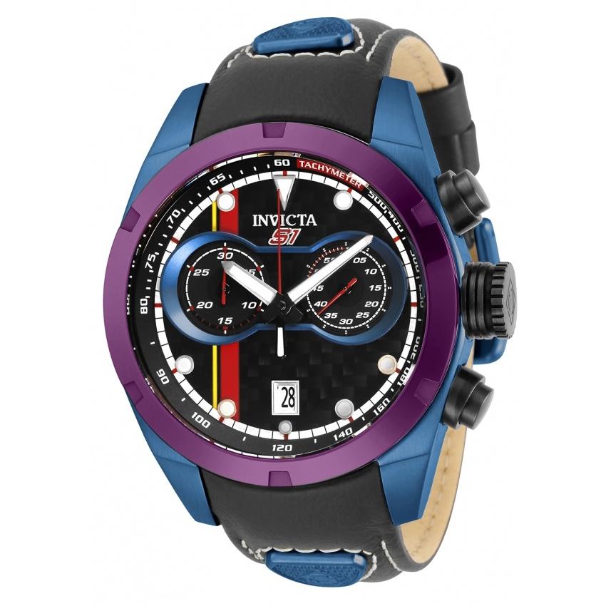 Invicta Men&#39;s 32204 S1 Rally Black Leather Watch