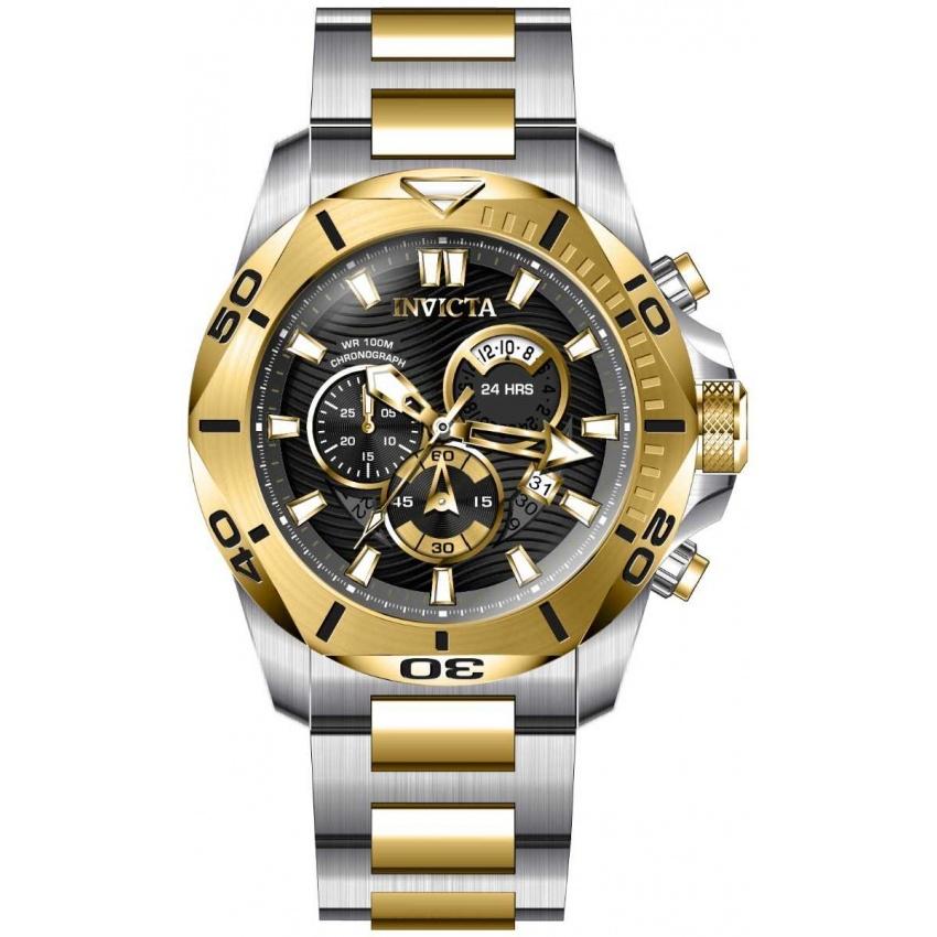 Invicta Men&#39;s 32270 Speedway Gold-Tone and Silver Stainless Steel Watch