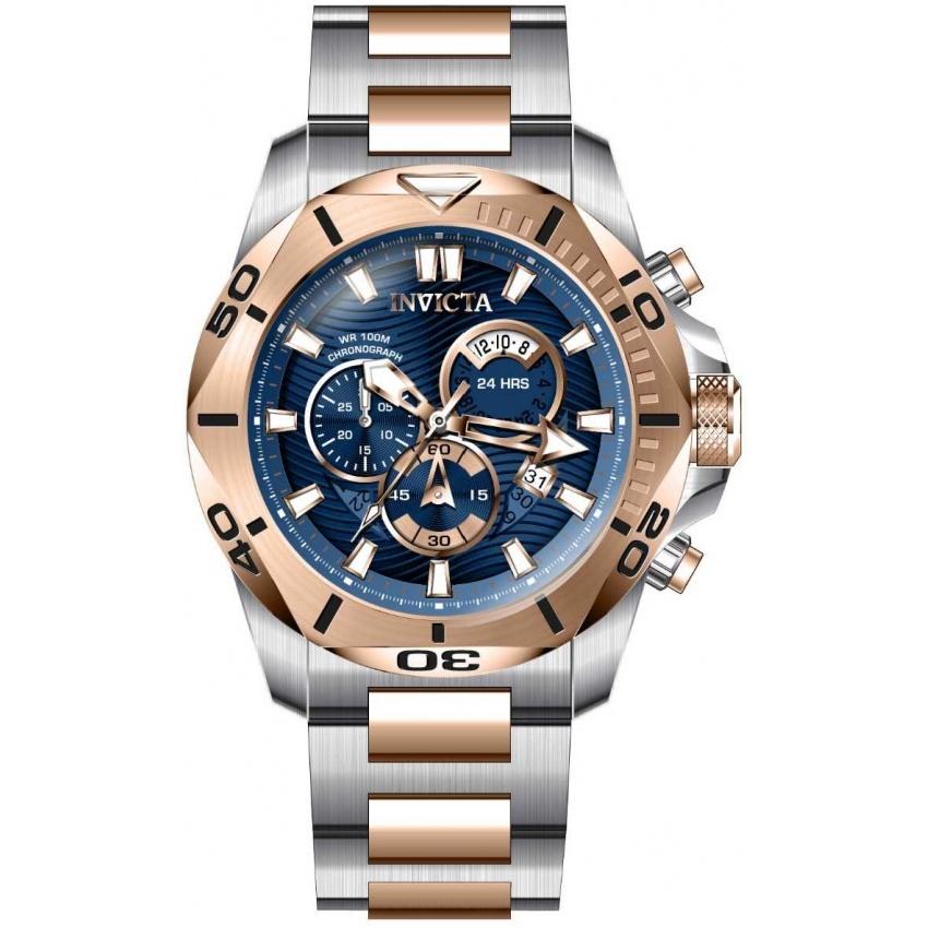 Invicta Men&#39;s 32273 Speedway Rose-Tone and Silver Stainless Steel Watch