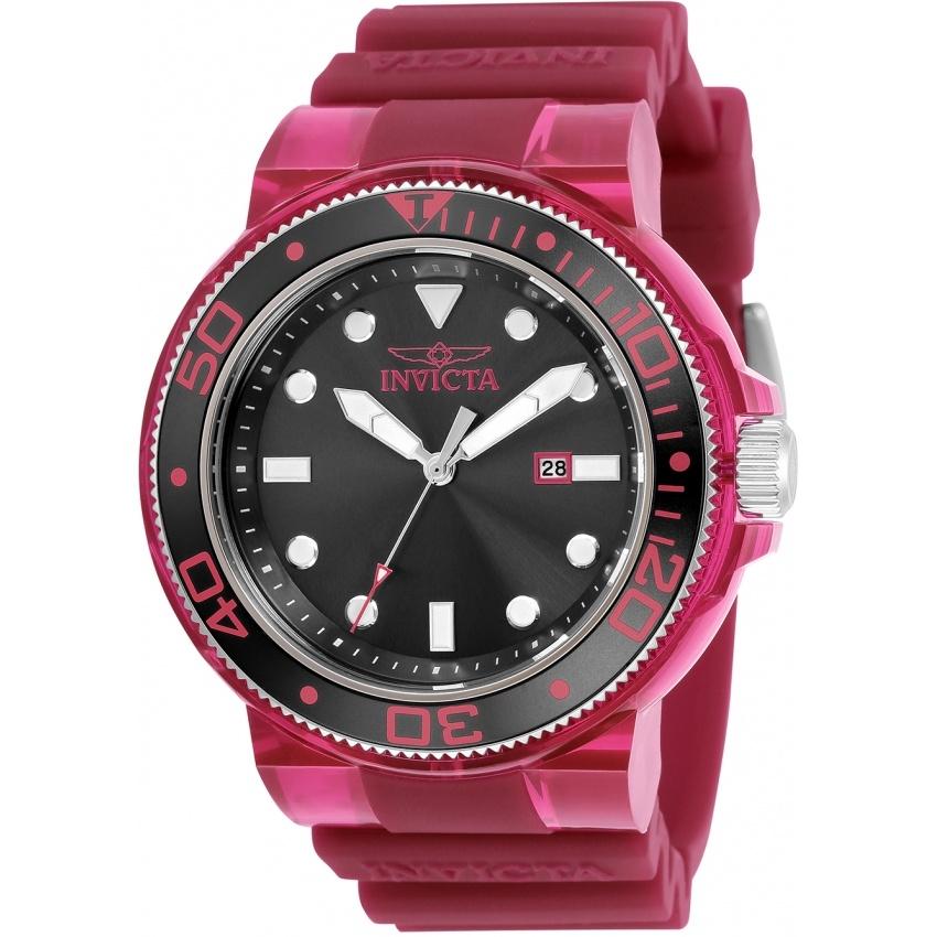 Invicta Men's 32329 Pro Diver Burgundy Silicone Watch