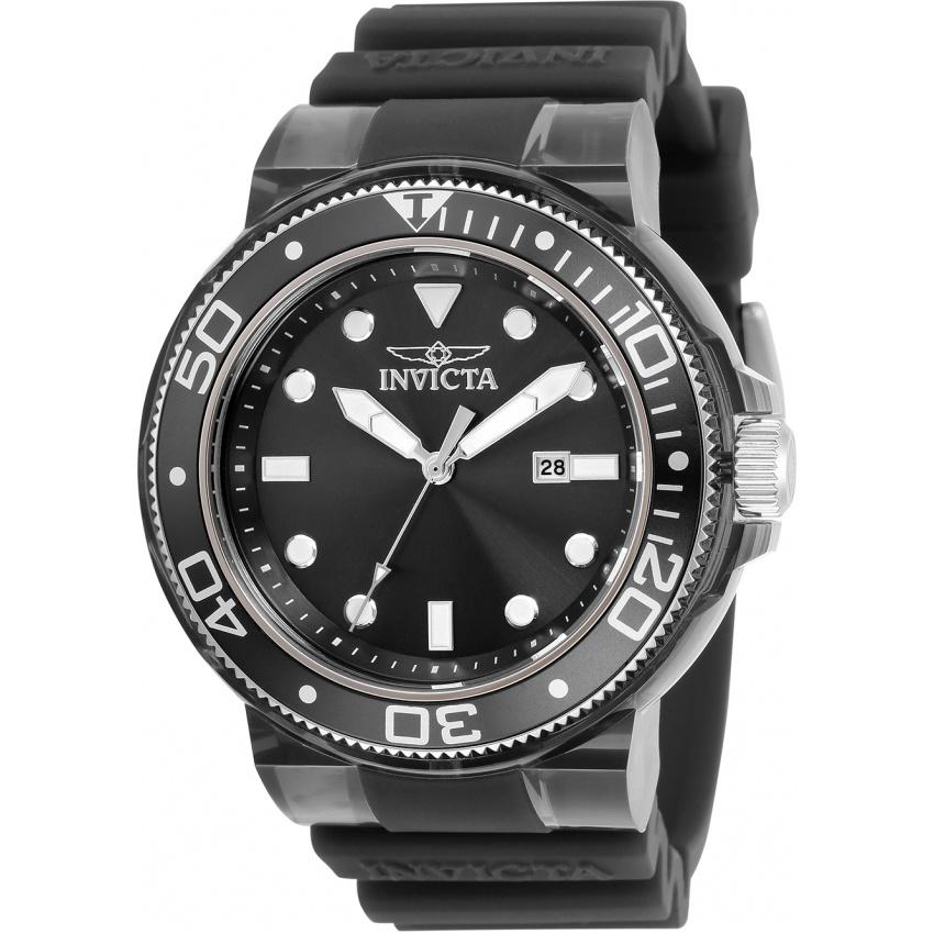 Invicta Men&#39;s 32330 Pro Diver Black Silicone Watch