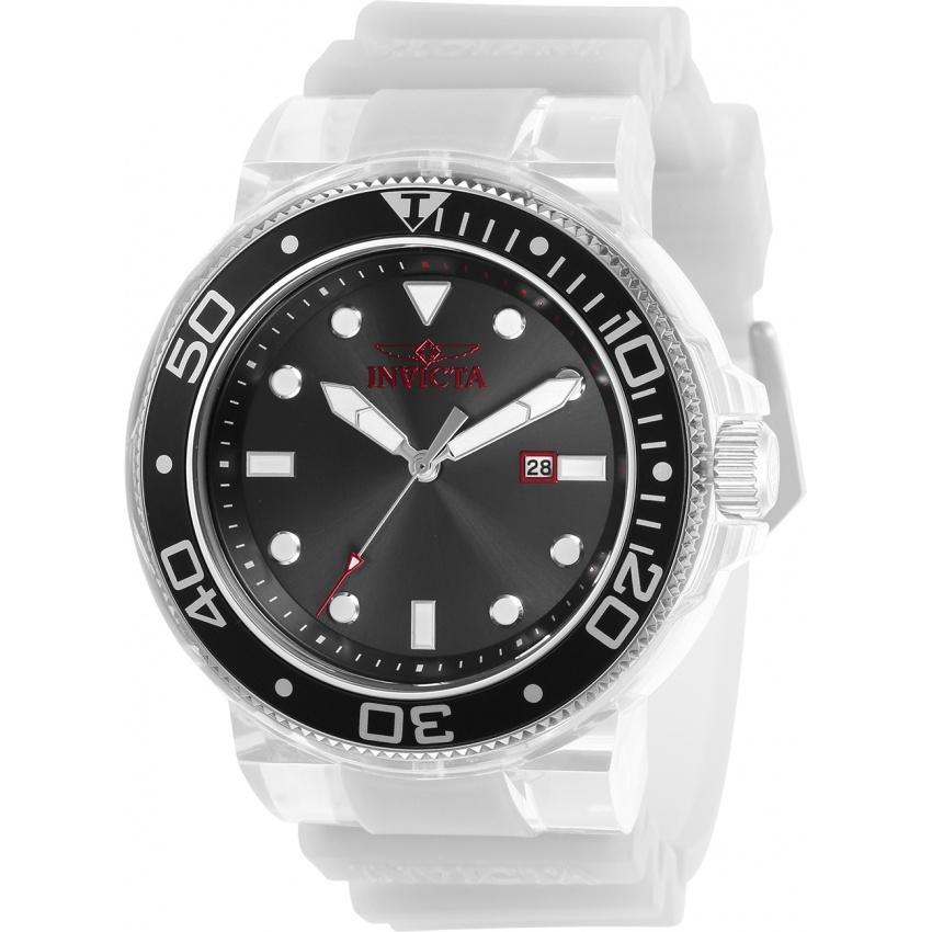 Invicta Men&#39;s 32333 Pro Diver White Silicone Watch