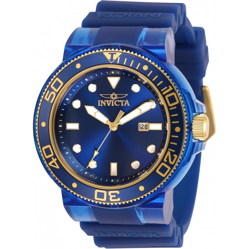 Invicta Men&#39;s 32336 Pro Diver Blue Silicone Watch