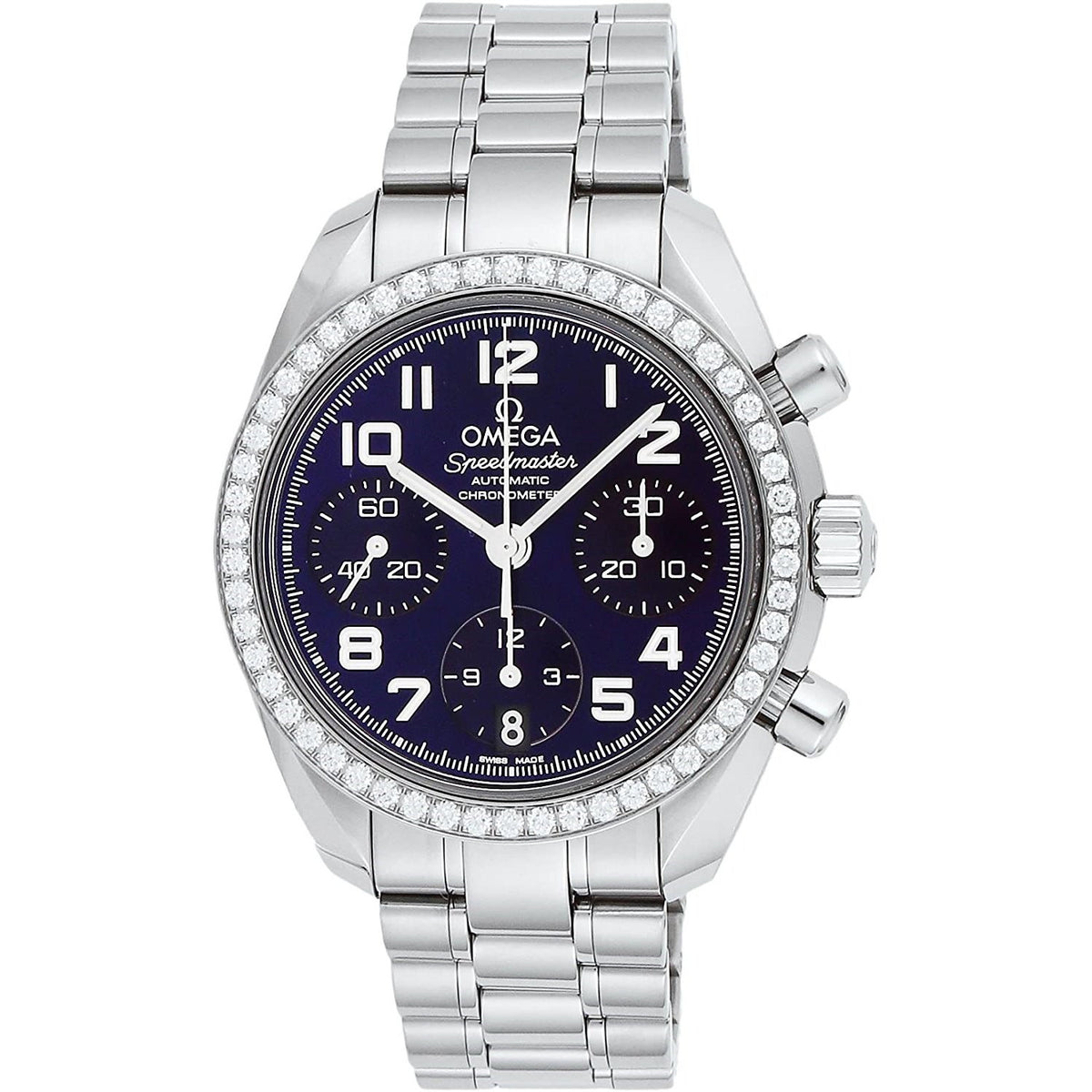 Omega Women's 324.15.38.40.10.001 Speedmaster Chronograph Stainless Steel Watch