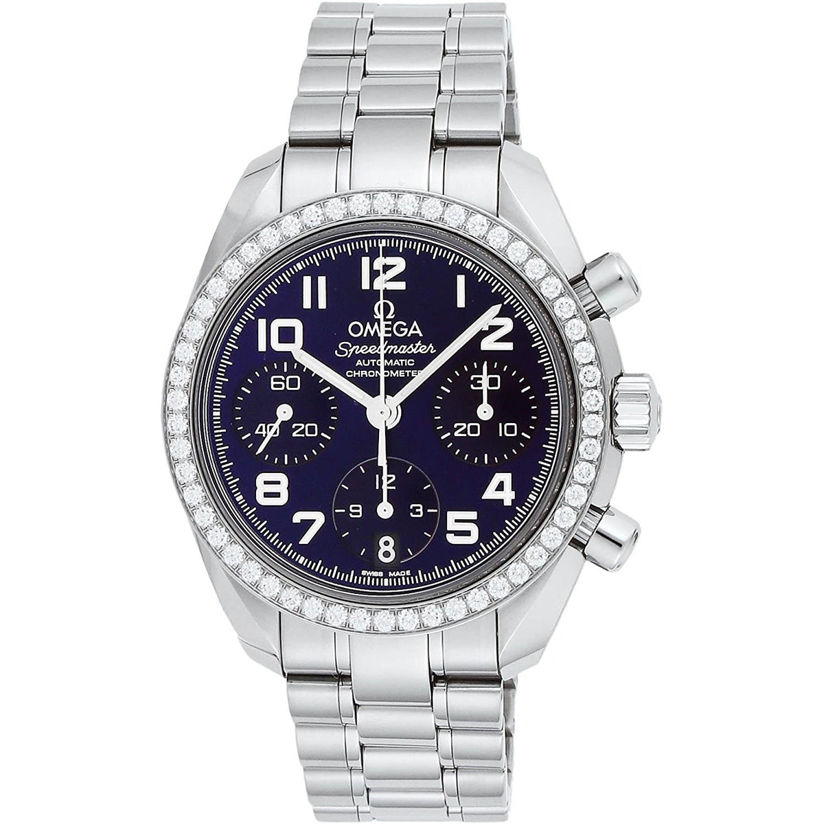 Omega Women&#39;s 324.15.38.40.10.001 Speedmaster Chronograph Stainless Steel Watch