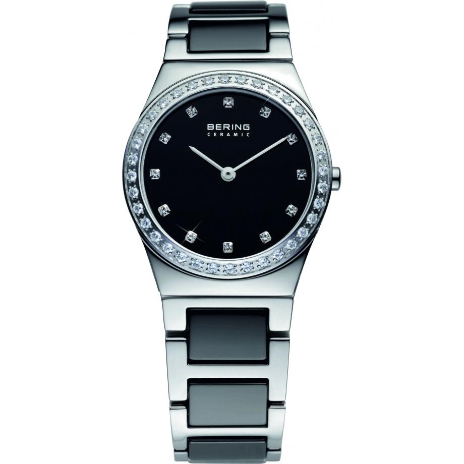 Bering Women&#39;s 32430-742 Ceramic Crystal Two-Tone Stainless steel and Ceramic Watch