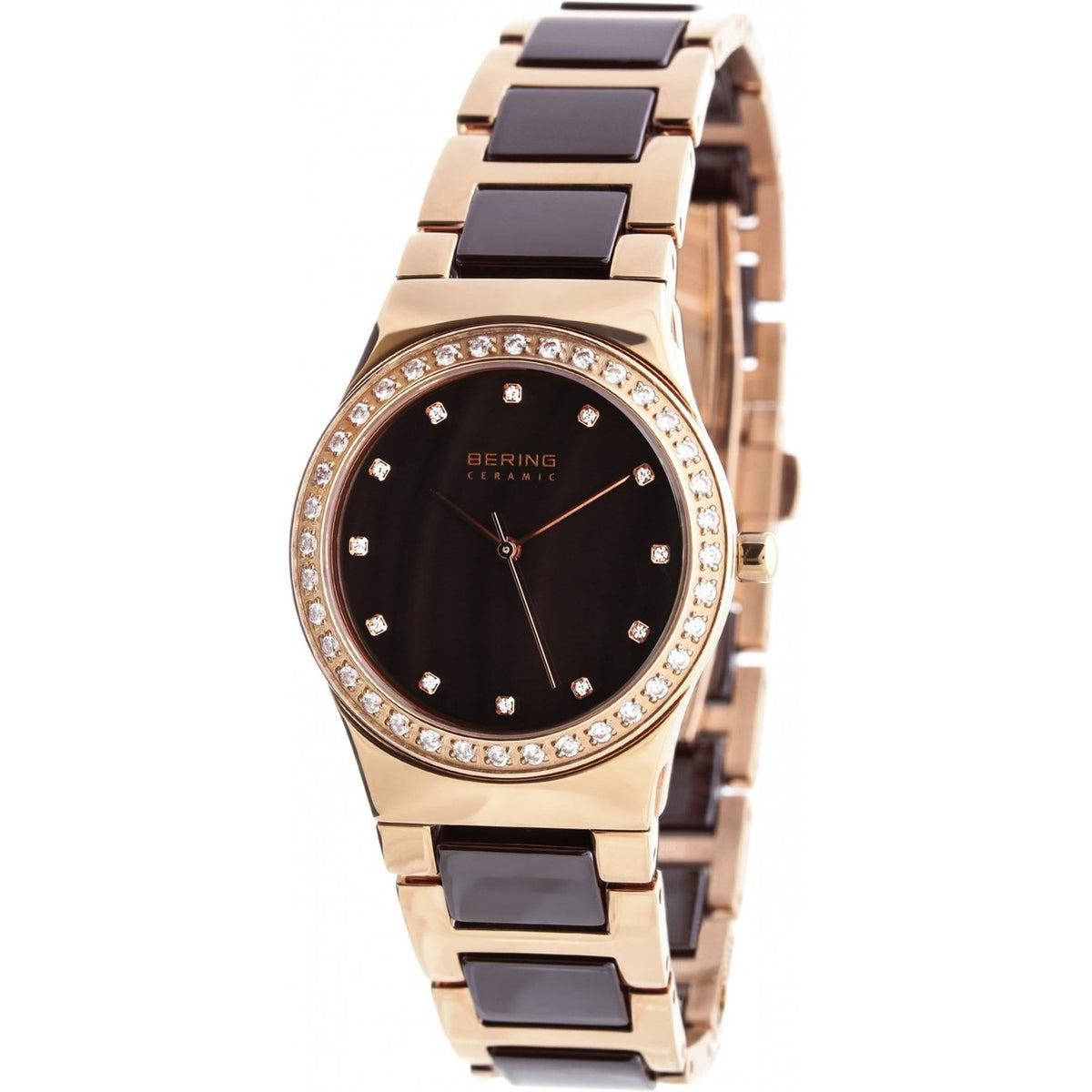 Bering Women&#39;s 32435-765 Ceramic Crystal Two-Tone Stainless steel and Ceramic Watch