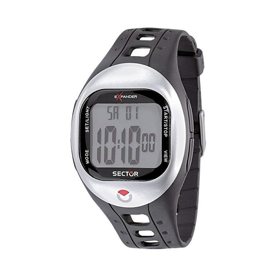 Sector Men's 3251173115 Expander Black Rubber Watch
