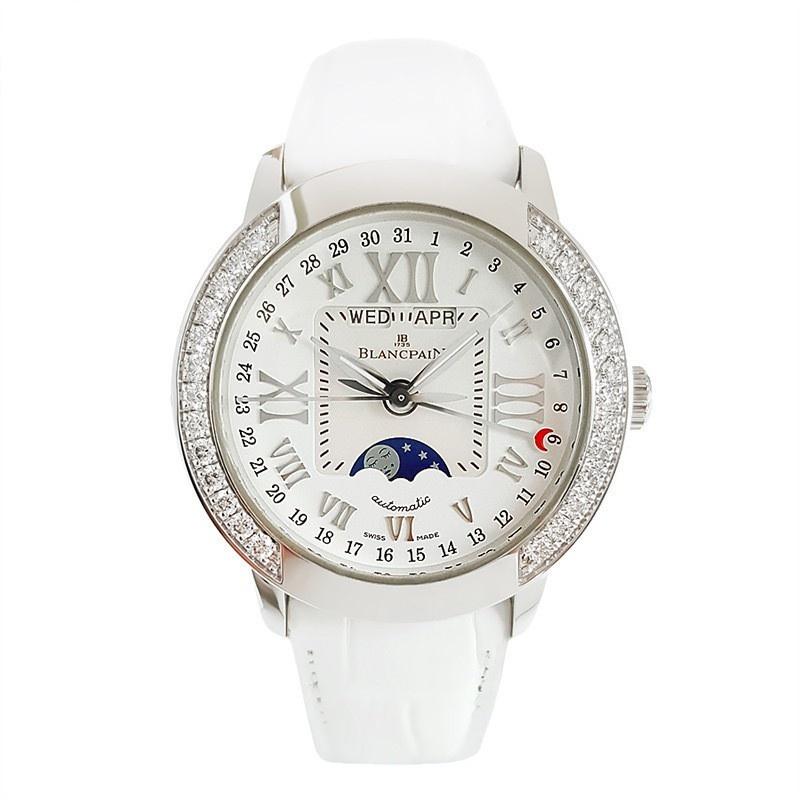 Blancpain Women's 3253-6044-55B Specialites White Leather Watch