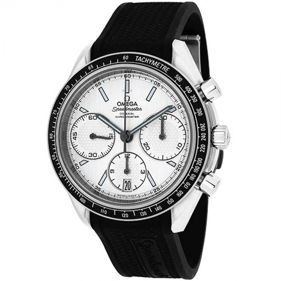 Omega Men's 326.32.40.50.02.001 Speedmaster Racing Chronograph Black Rubber Watch