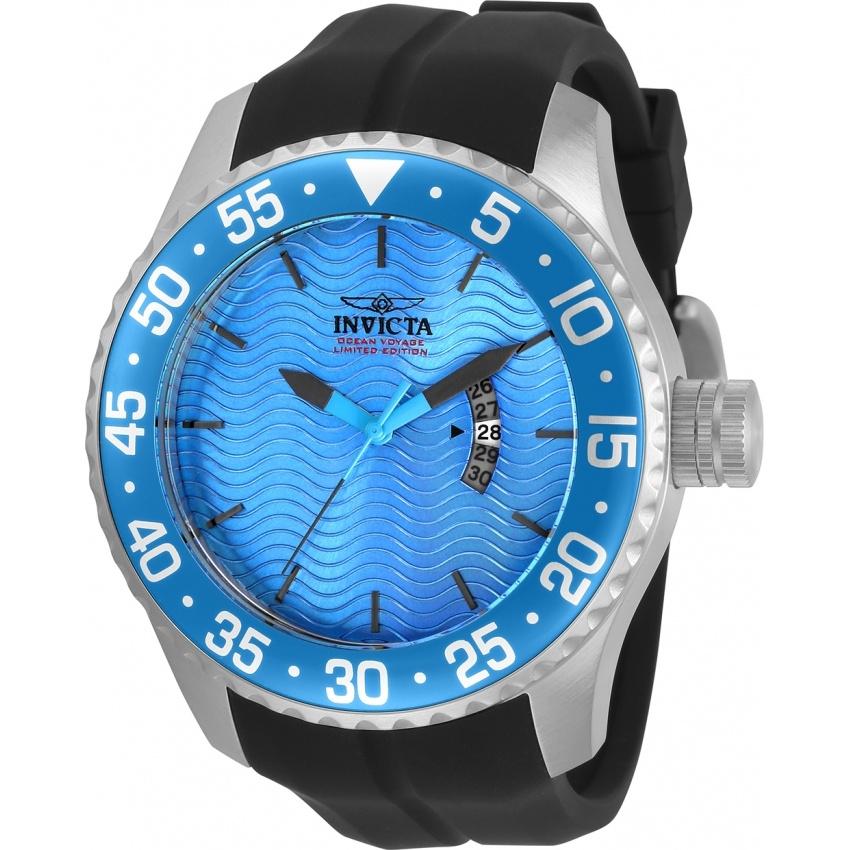 Invicta Men&#39;s 32657 Pro Diver Ocean Voyage Black Silicone Watch