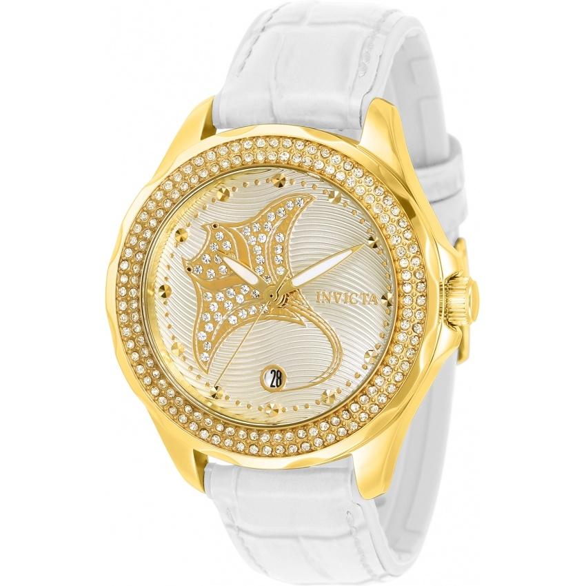 Invicta Women's 32669 Wildflower Ocean Voyage Pink Leather Watch