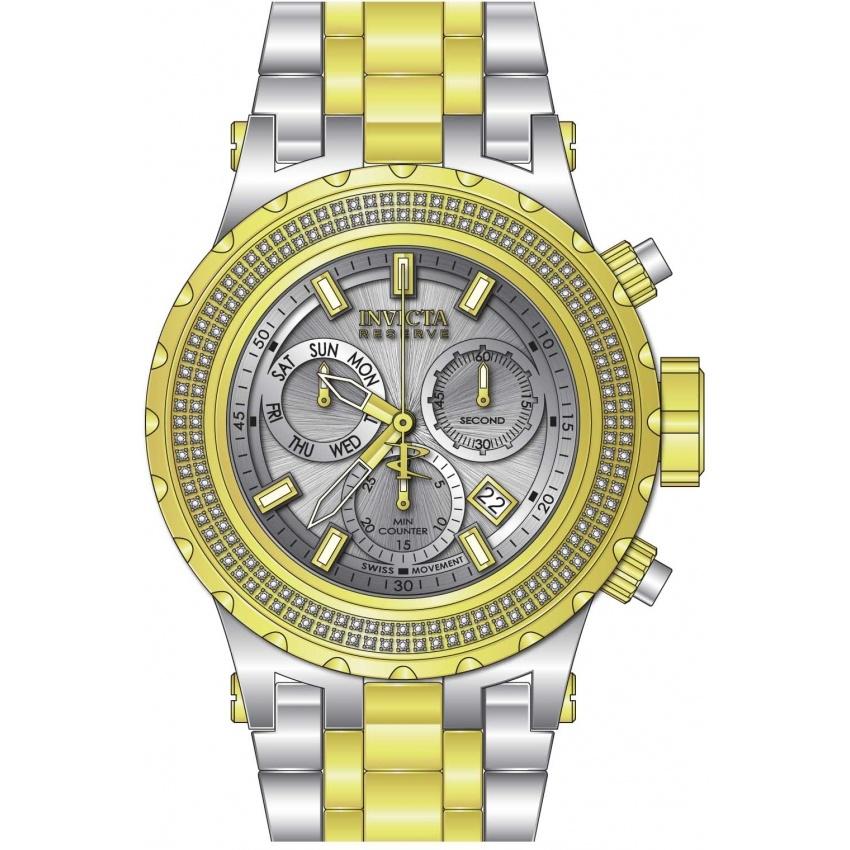 Invicta Men's 32798 Reserve Reserve Gold-Tone and Silver Stainless Steel Watch