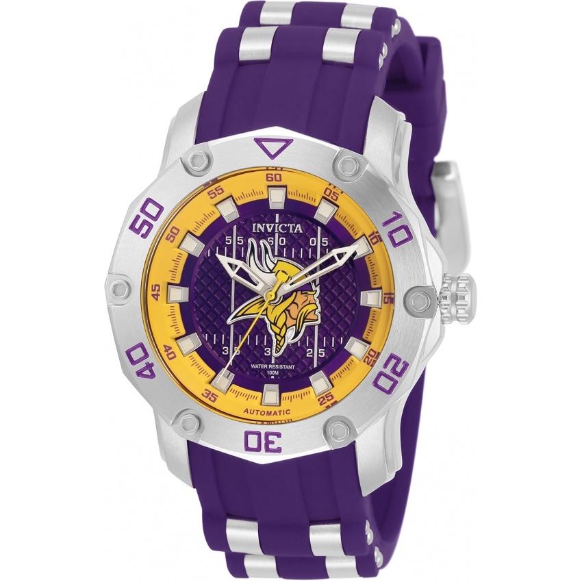 Invicta Women's 32890 NFL Vikings Automatic Purple Silicone Watch