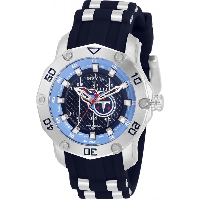 Invicta Women's 32900 NFL Titans Automatic Blue and Silver Silicone Watch