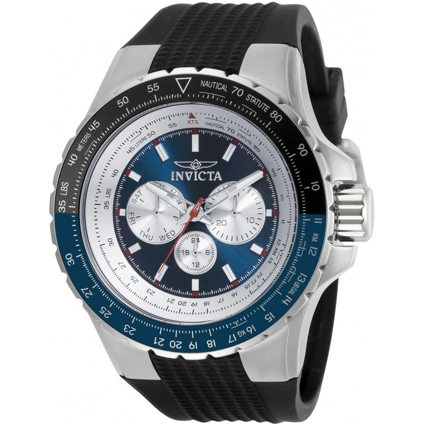 Invicta Men's 32916 Aviator Black Silicone Watch