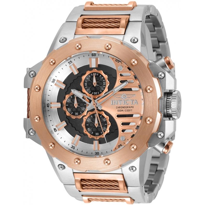 Invicta Men&#39;s 32981 Coalition Forces Rose-Tone and Silver Stainless Steel Watch