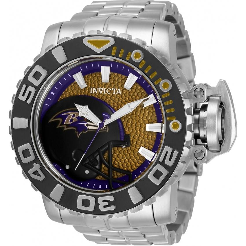 Invicta Men&#39;s 32998 NFL Ravens Automatic Stainless Steel Watch