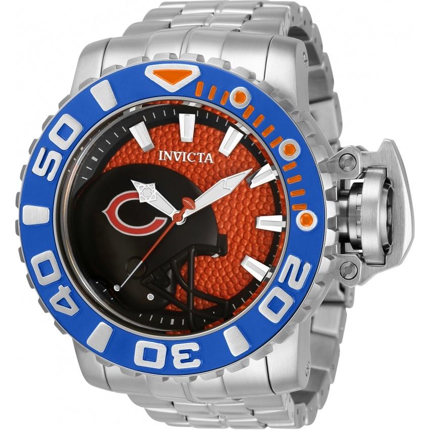 Invicta Men&#39;s 33001 NFL Bears Automatic Stainless Steel Watch