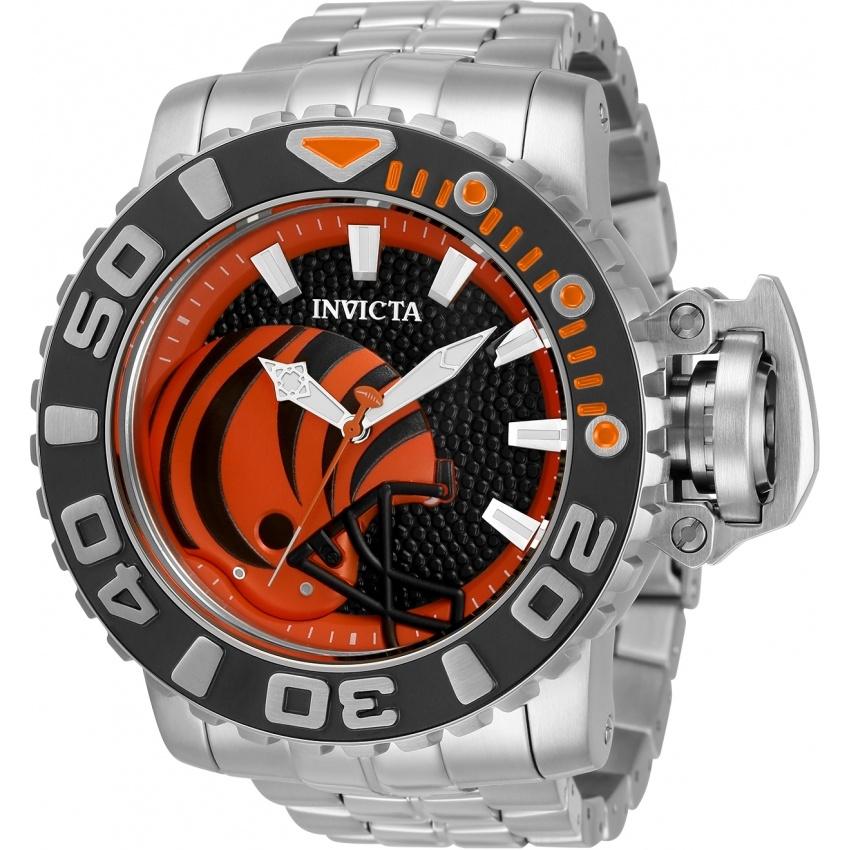 Invicta Men&#39;s 33002 NFL Bengals Automatic Stainless Steel Watch