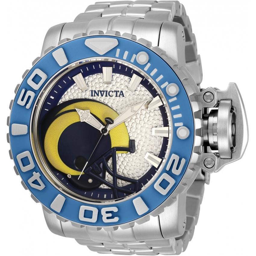 Invicta Men&#39;s 33019 NFL Rams Automatic Stainless Steel Watch