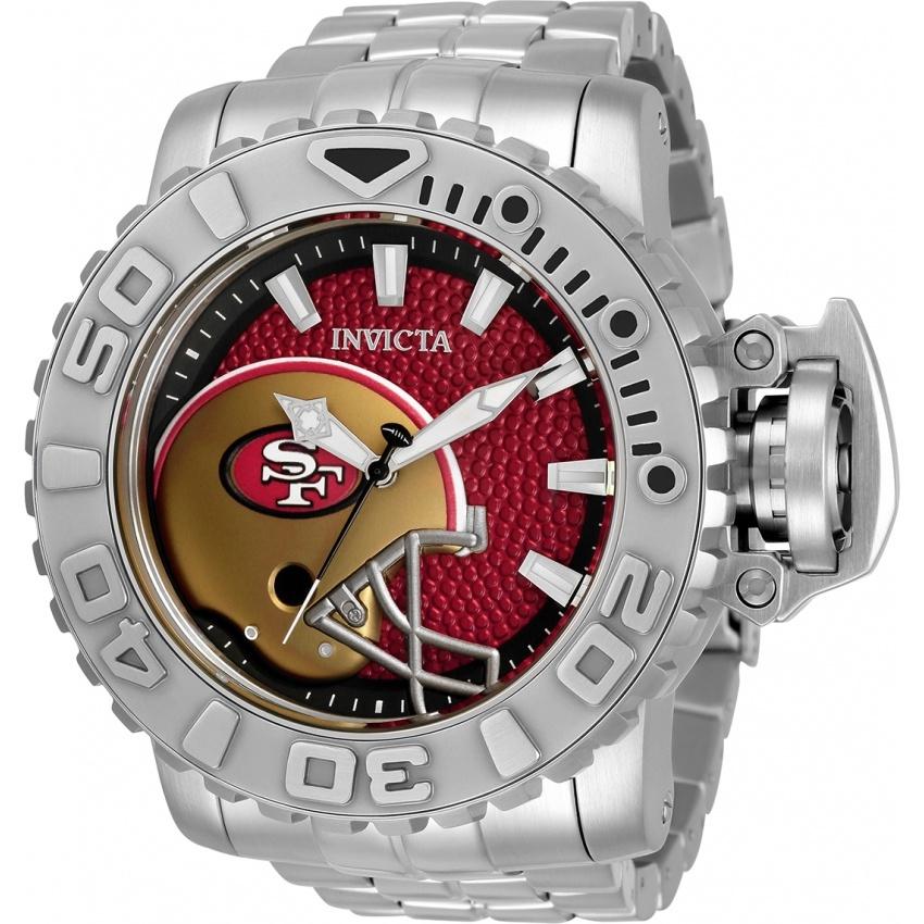 Invicta Men&#39;s 33036 NFL 49ers Automatic Stainless Steel Watch