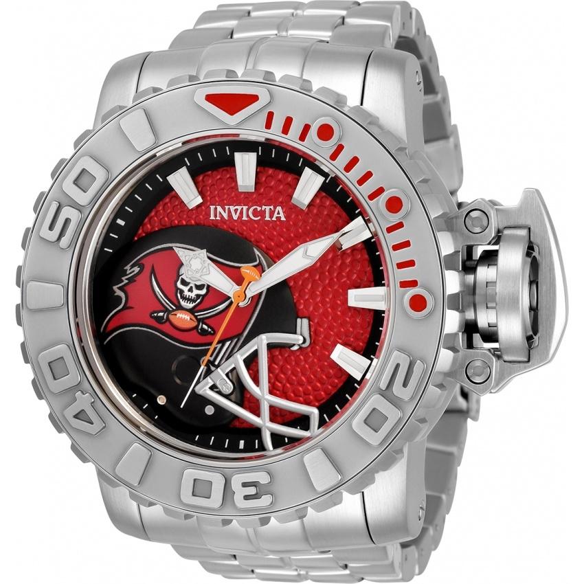 Invicta Men&#39;s 33041 NFL Buccaneers Automatic Stainless Steel Watch