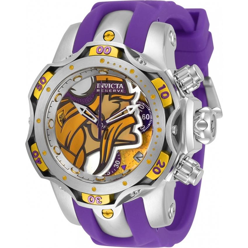 Invicta Women's 33093 NFL Vikings Blue Silicone Watch