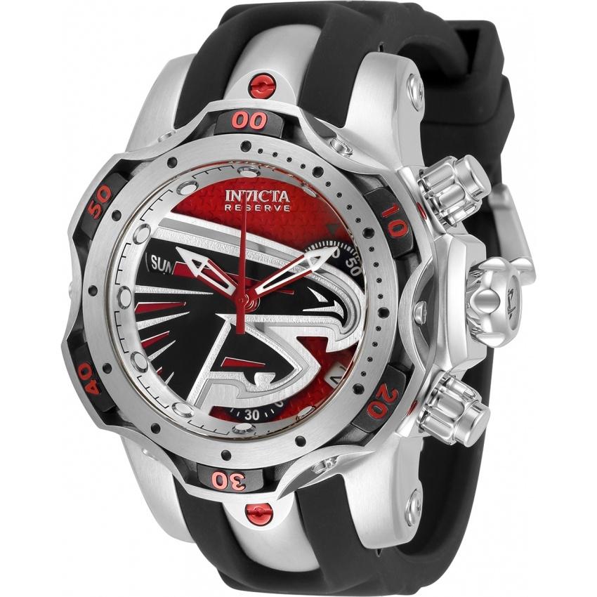 Invicta Women's 33094 NFL Falcons Black Silicone Watch