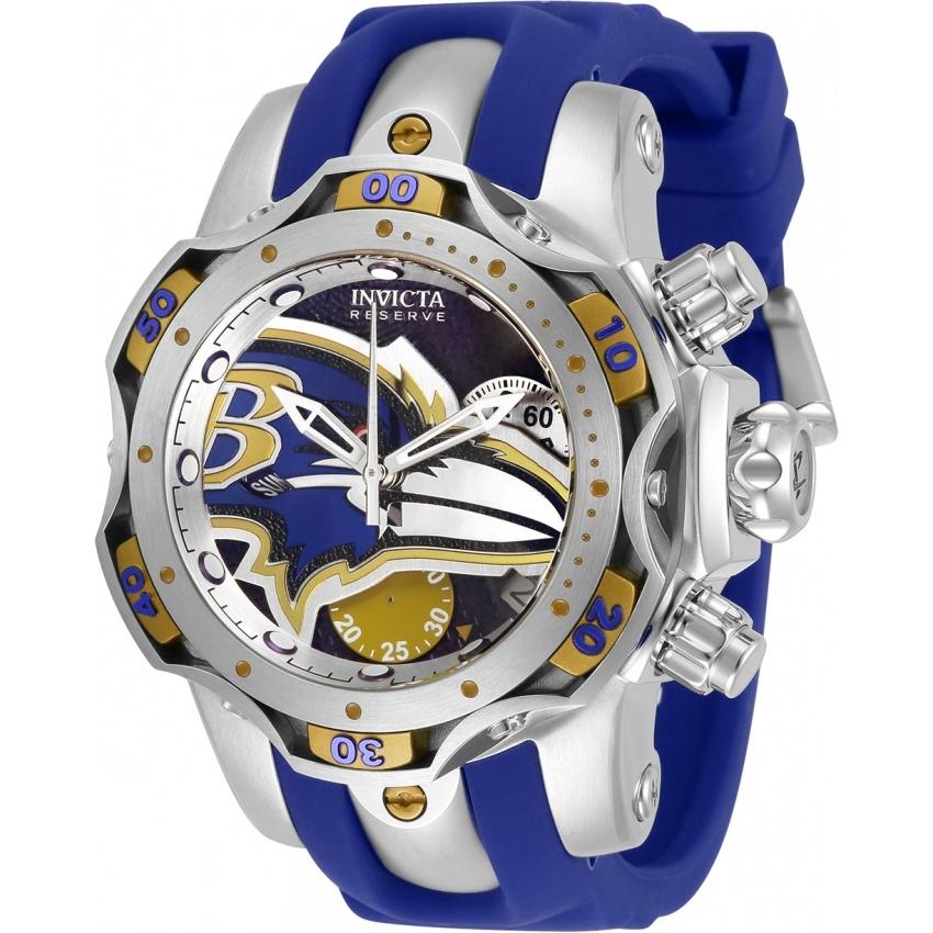 Invicta Women's 33095 NFL Ravens Blue Silicone Watch