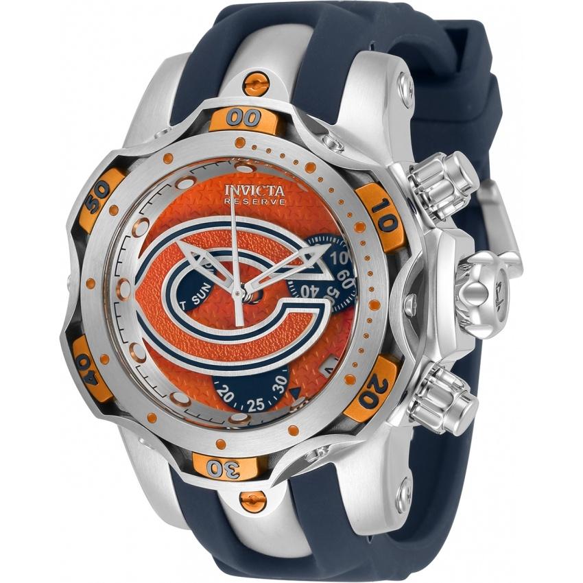 Invicta Women&#39;s 33097 NFL Bears Blue Silicone Watch