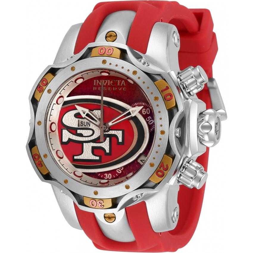Invicta Women's 33111 NFL 49ers Red Silicone Watch