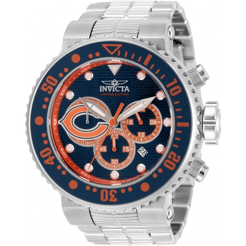 Invicta Men&#39;s 33120 NFL Bears Stainless Steel Watch