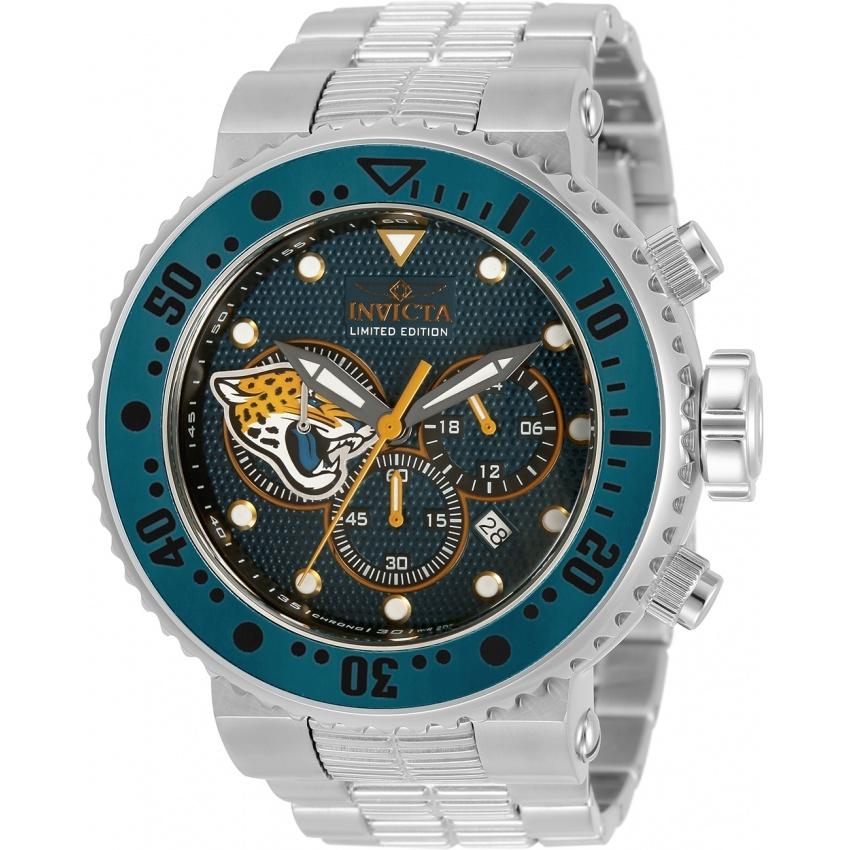 Invicta Men's 33129 NFL Jaguars Stainless Steel Watch
