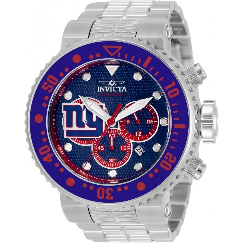 Invicta Men&#39;s 33138 NFL Giants Stainless Steel Watch