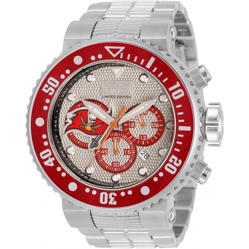 Invicta Men's 33144 NFL Buccaneers Stainless Steel Watch