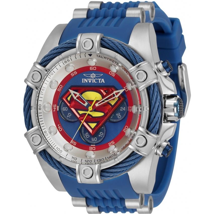 Invicta Men&#39;s 33188 DC Comics Superman Blue Stainless Steel Watch