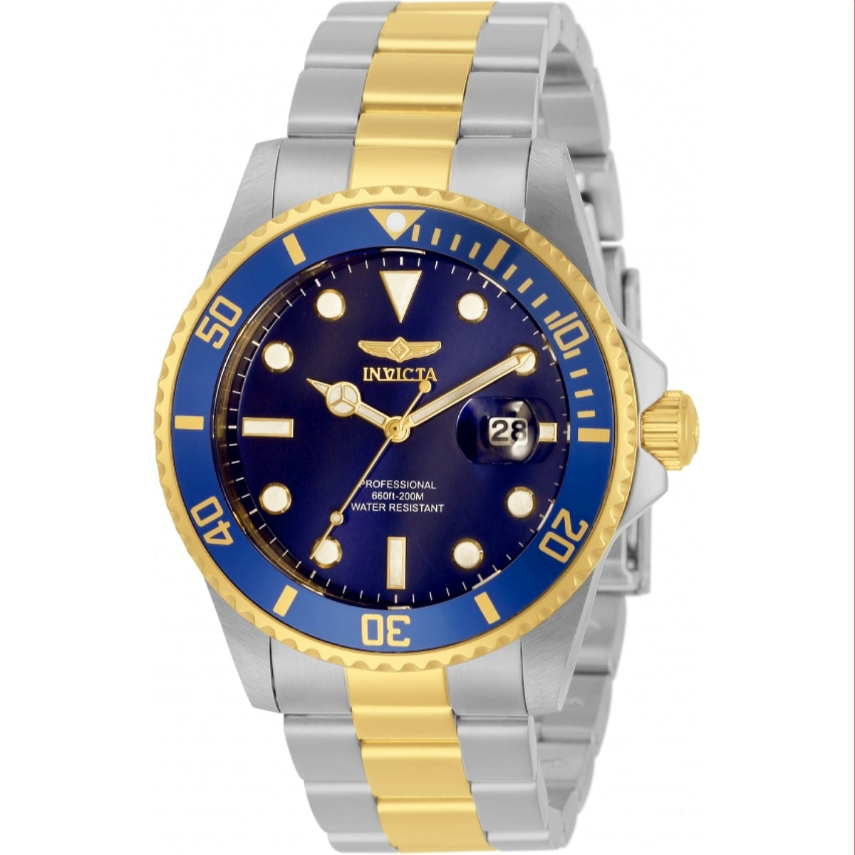 Invicta Men&#39;s 33268 Pro Diver Gold-Tone and Silver Stainless Steel Watch