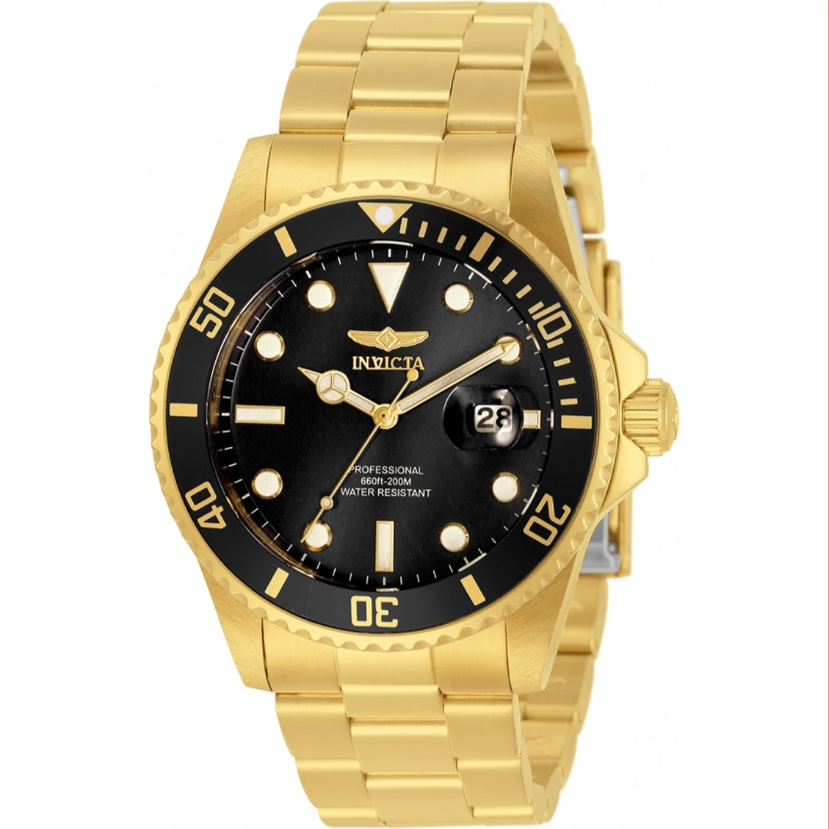 Invicta Men&#39;s 33271 Pro Diver Gold-Tone Stainless Steel Watch