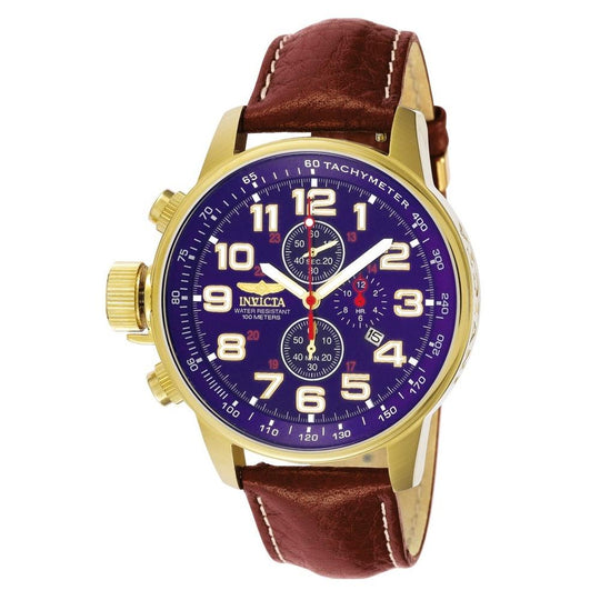 Invicta Men's 3329 I-Force Lefty Brown Leather Watch