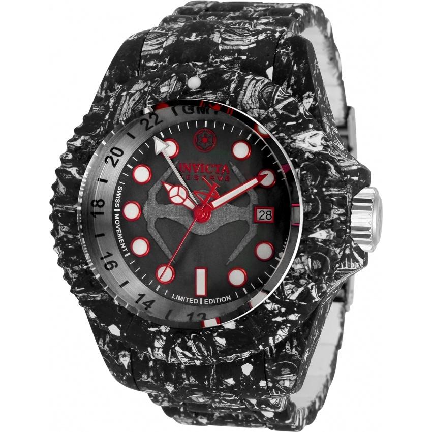 Invicta Men&#39;s 33310 Star Wars Galactic Empire Black and White Stainless Steel Watch