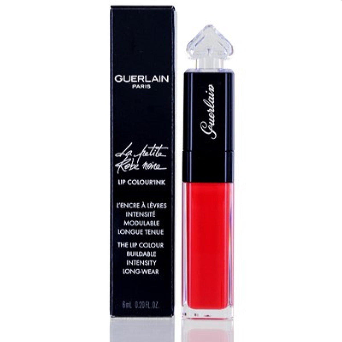 Guerlain La Petite Robe Noire Lip Colour’Ink (L140) #Conqueror 0.20 Oz   