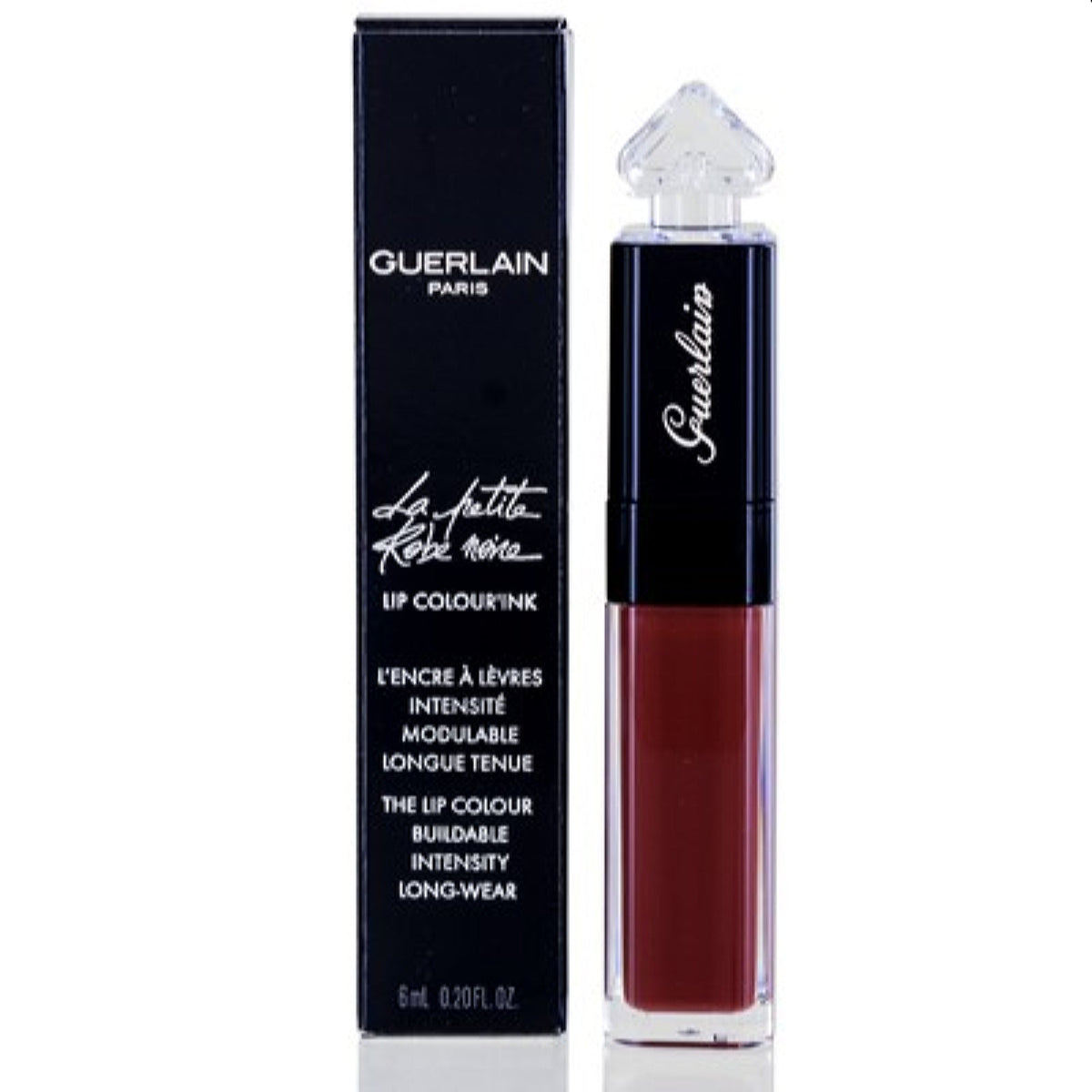 Guerlain La Petite Robe Noire Lip Colour’Ink (L102) #Ambitious 0.20 Oz   