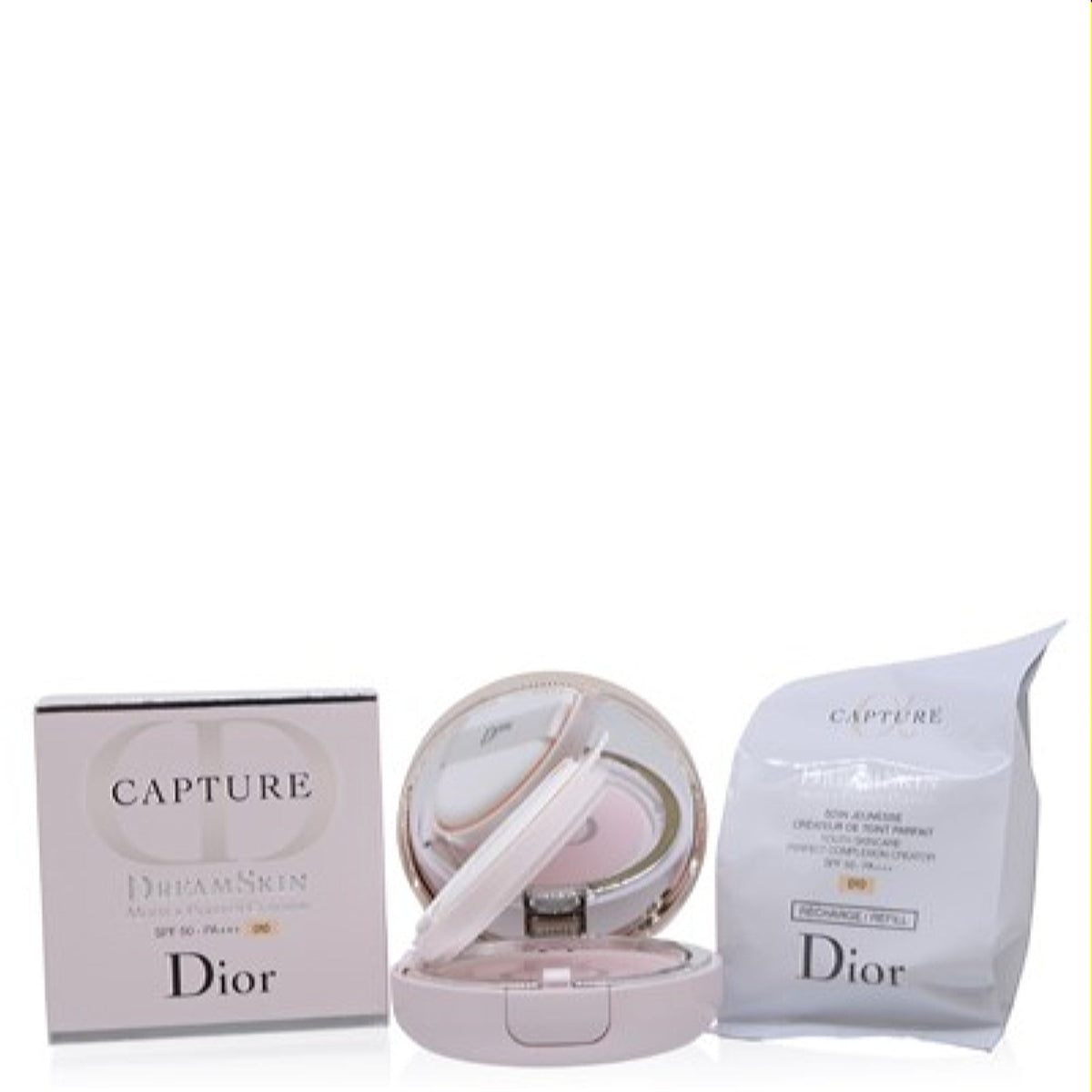 Ch.Dior Capture Dreamskin Cushion Foundatn Spf 50 (010 Ivory) 2 X .5 Oz  C004000010