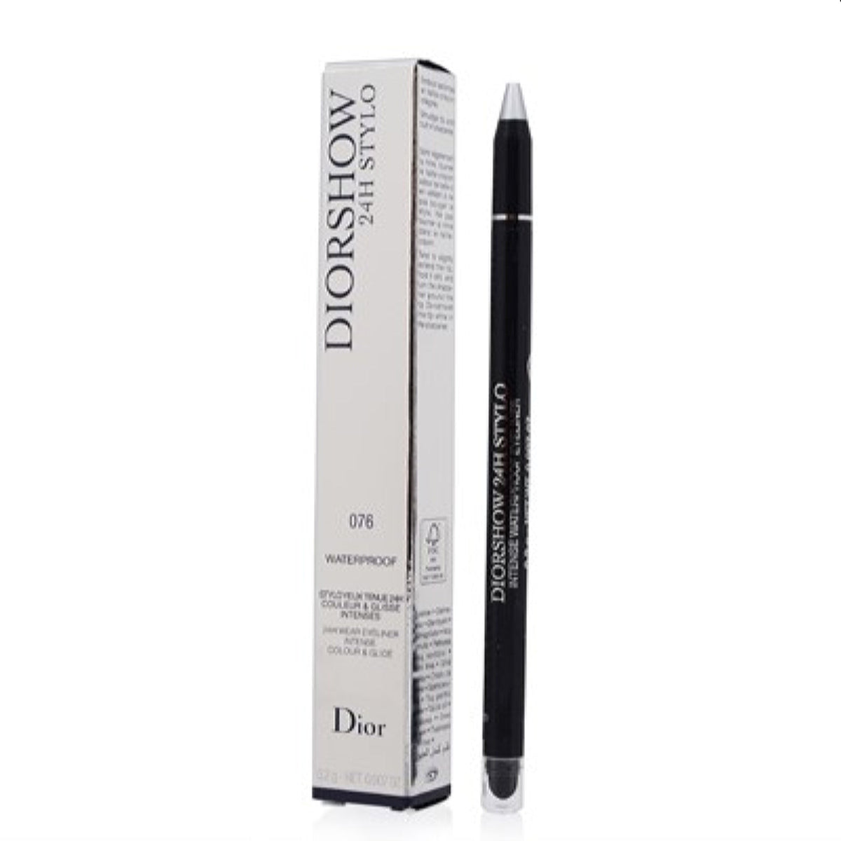 Ch.Dior Diorshow 24H Stylo  (076 Pearly Silver) .007 Oz (.2 Ml)  C014300076