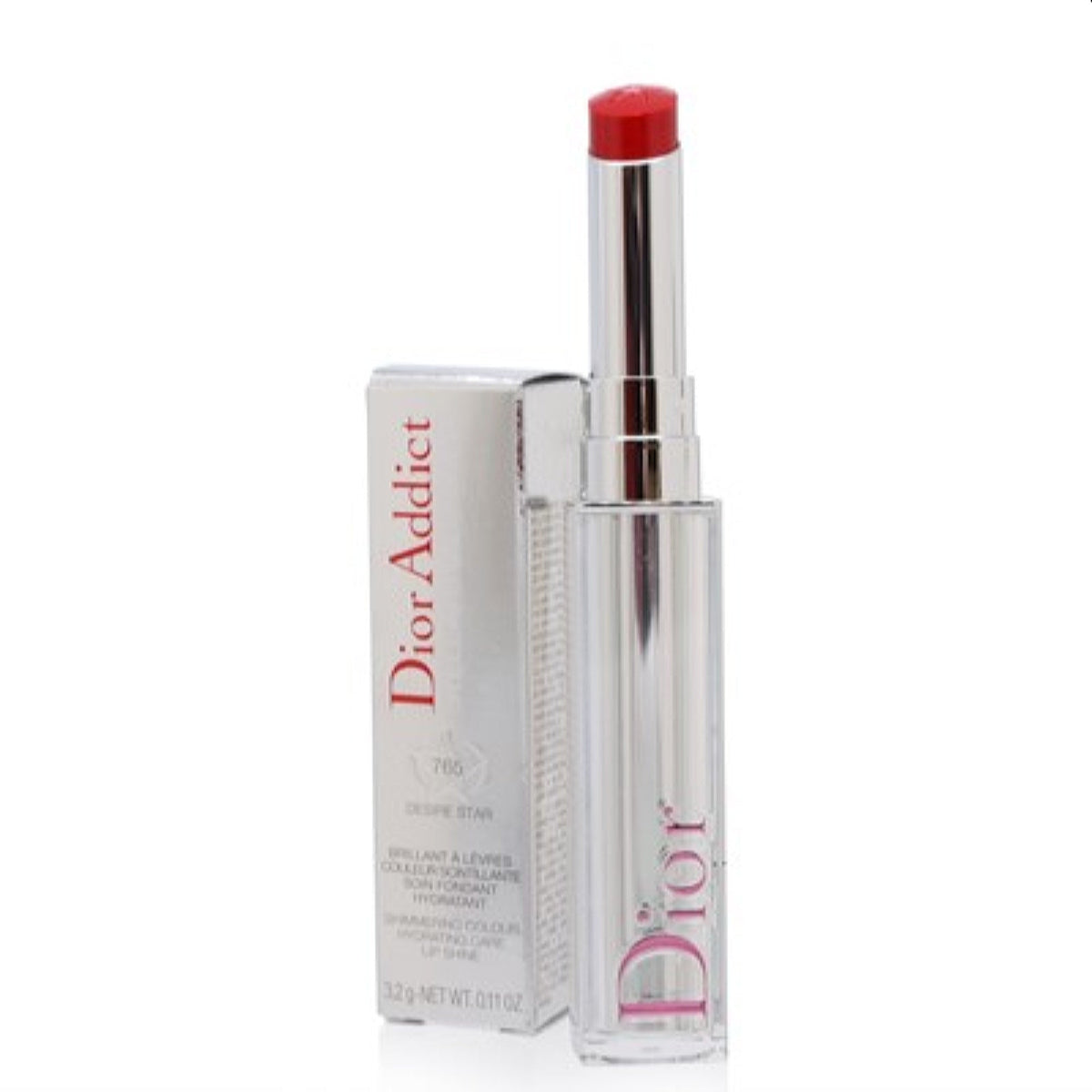 Ch.Dior Addict Stellar Halo Shine Lipstick (765 Raspberry Red) 0.11 Oz (3.2 Ml) C013400765