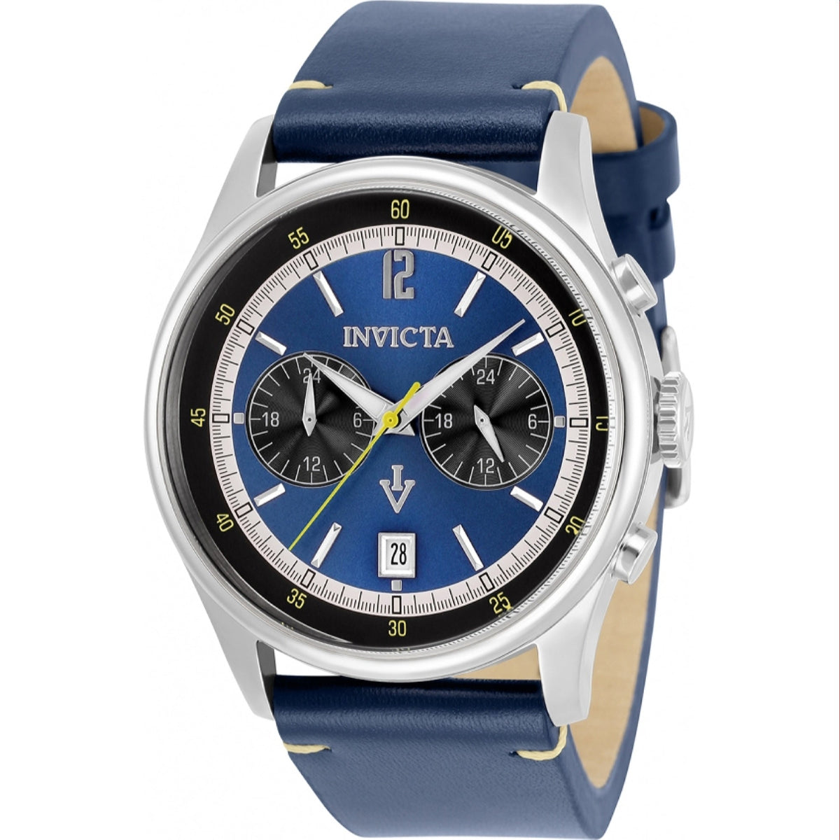 Invicta Men's 33505 Vintage Blue Leather Watch